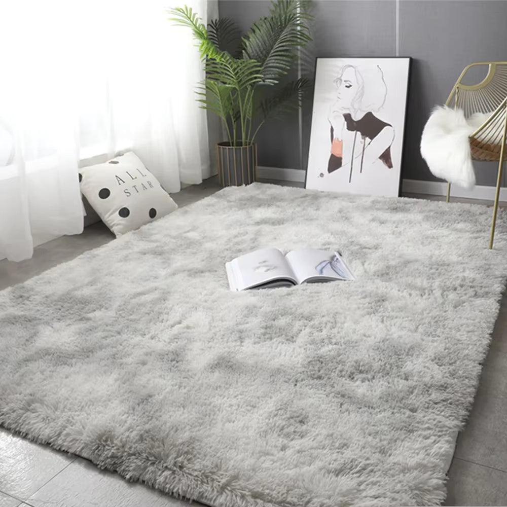 Maison Gray Plush Area Rug